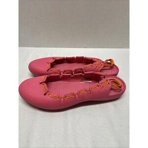 Crocs Springi Slingback Ballet Flats Womens Size 10 Pink Orange